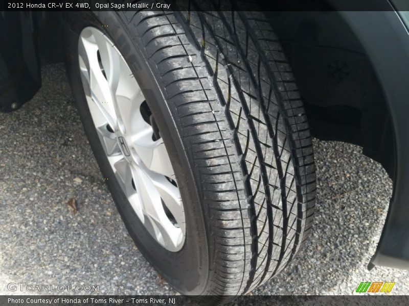Opal Sage Metallic / Gray 2012 Honda CR-V EX 4WD