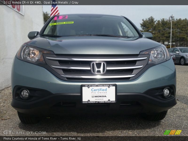 Opal Sage Metallic / Gray 2012 Honda CR-V EX 4WD