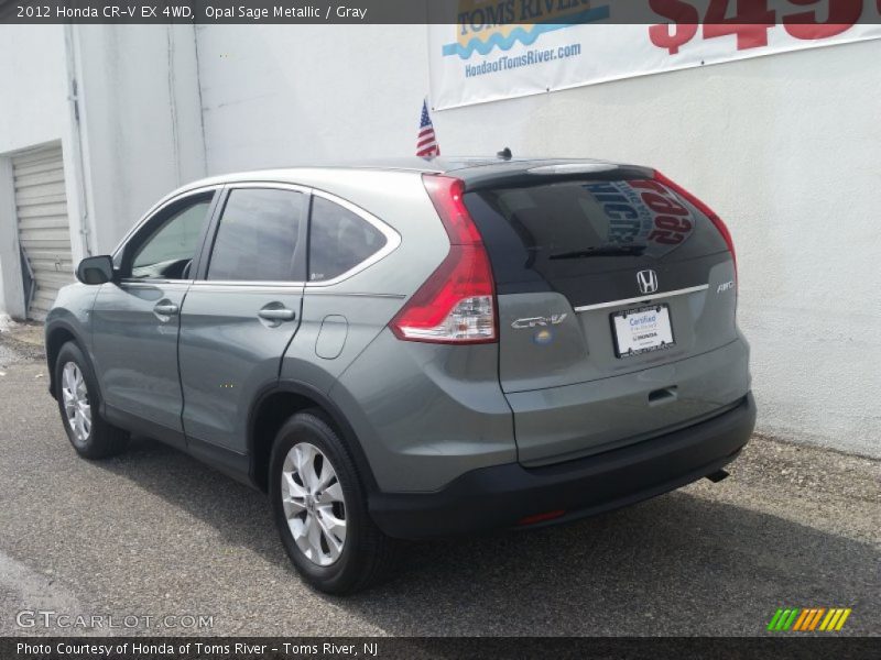 Opal Sage Metallic / Gray 2012 Honda CR-V EX 4WD