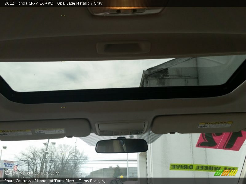 Opal Sage Metallic / Gray 2012 Honda CR-V EX 4WD