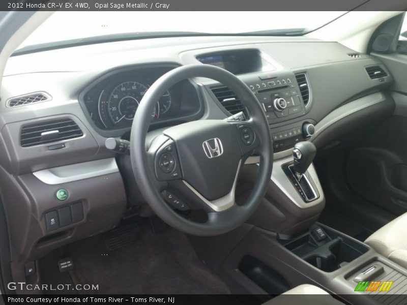 Opal Sage Metallic / Gray 2012 Honda CR-V EX 4WD