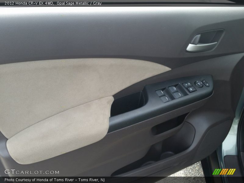 Opal Sage Metallic / Gray 2012 Honda CR-V EX 4WD