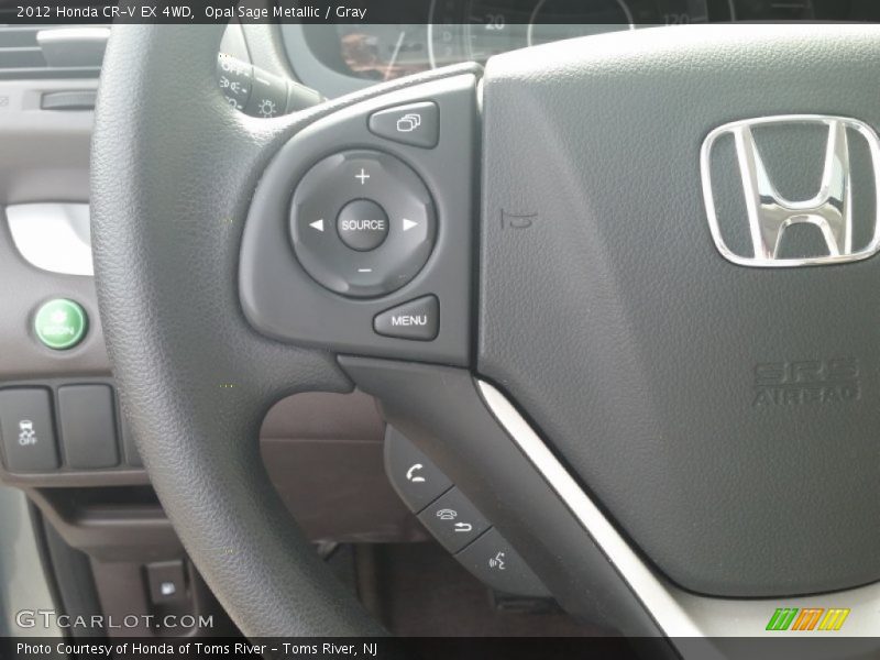 Opal Sage Metallic / Gray 2012 Honda CR-V EX 4WD