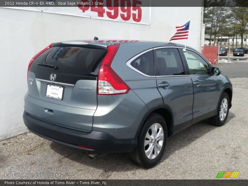 Opal Sage Metallic / Gray 2012 Honda CR-V EX 4WD