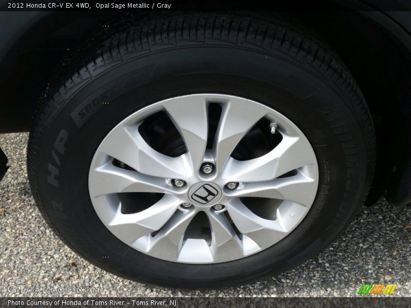 Opal Sage Metallic / Gray 2012 Honda CR-V EX 4WD