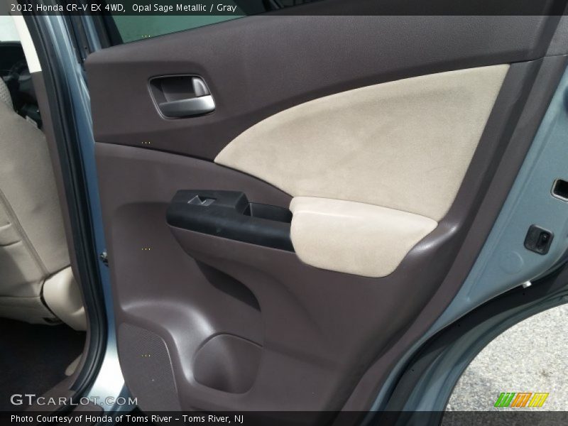 Opal Sage Metallic / Gray 2012 Honda CR-V EX 4WD