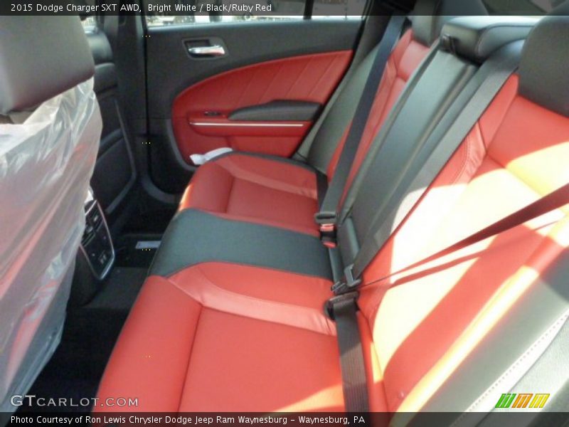 Rear Seat of 2015 Charger SXT AWD
