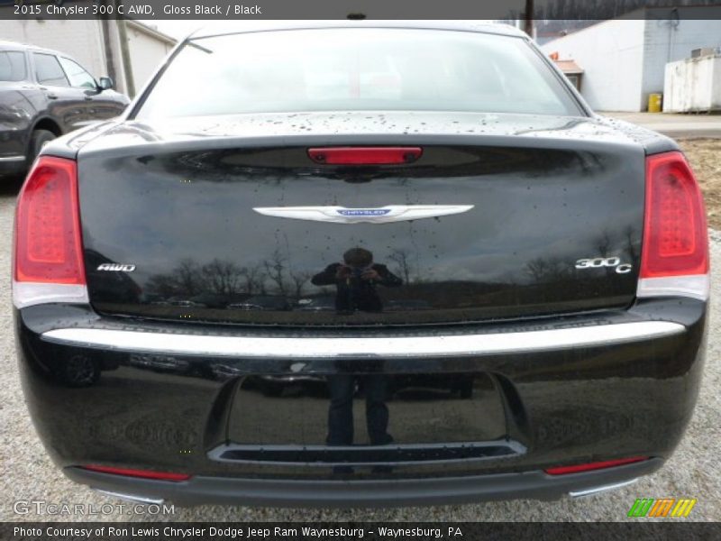 Gloss Black / Black 2015 Chrysler 300 C AWD