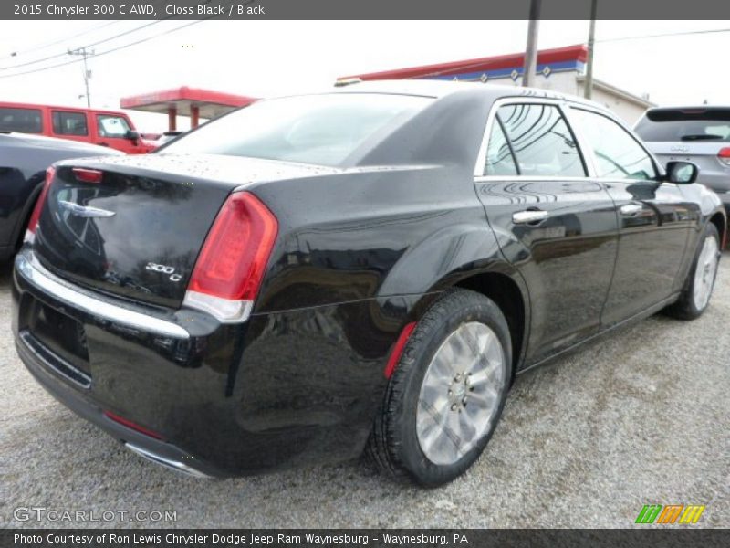 Gloss Black / Black 2015 Chrysler 300 C AWD