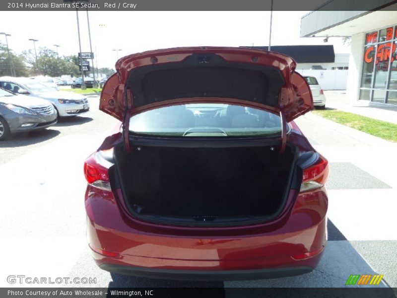 Red / Gray 2014 Hyundai Elantra SE Sedan