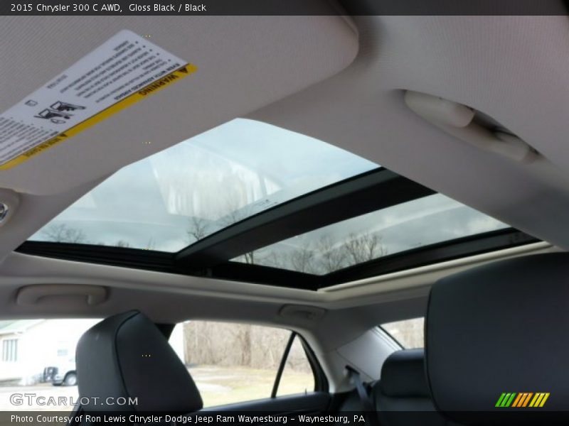Gloss Black / Black 2015 Chrysler 300 C AWD
