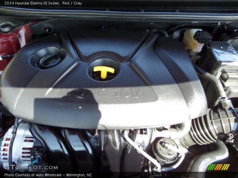 Red / Gray 2014 Hyundai Elantra SE Sedan