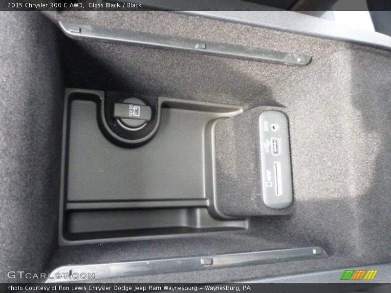 Gloss Black / Black 2015 Chrysler 300 C AWD