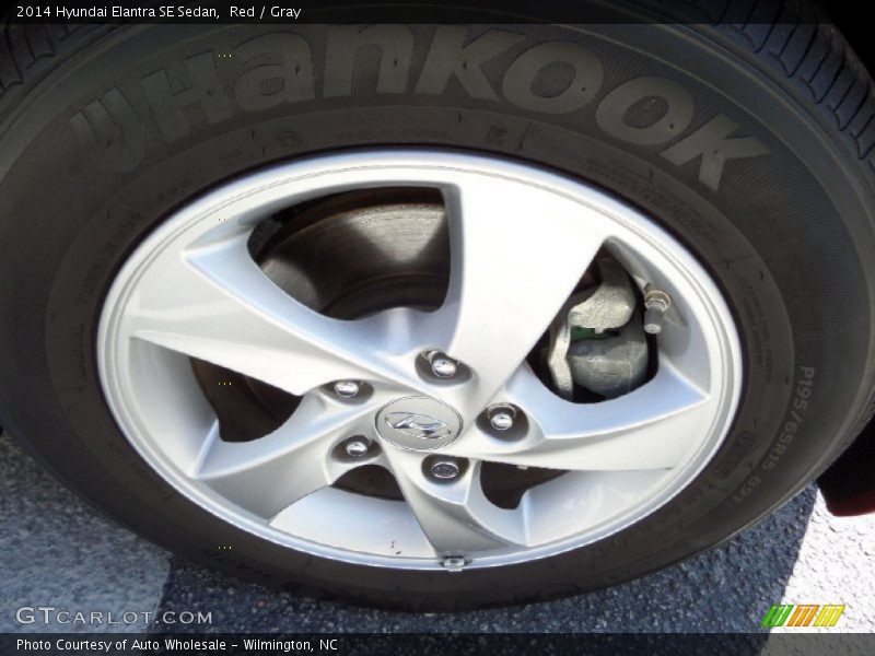 Red / Gray 2014 Hyundai Elantra SE Sedan