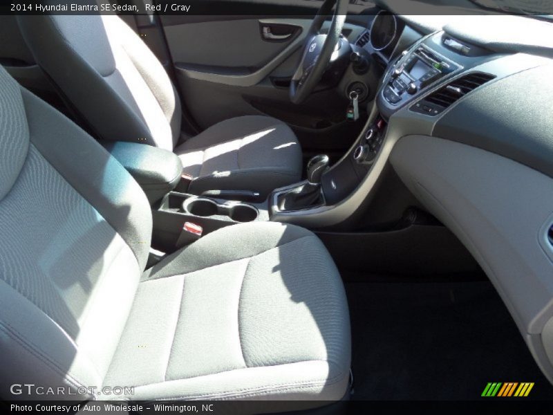 Red / Gray 2014 Hyundai Elantra SE Sedan