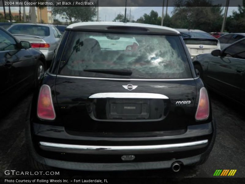 Jet Black / Red/Black 2004 Mini Cooper Hardtop