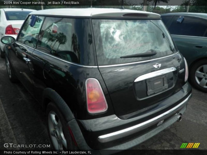 Jet Black / Red/Black 2004 Mini Cooper Hardtop