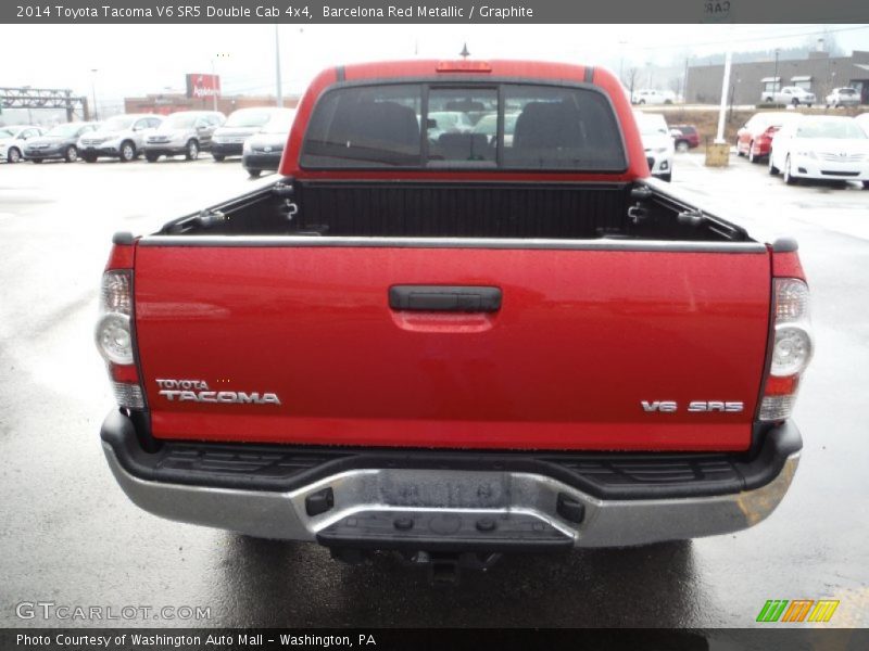 Barcelona Red Metallic / Graphite 2014 Toyota Tacoma V6 SR5 Double Cab 4x4