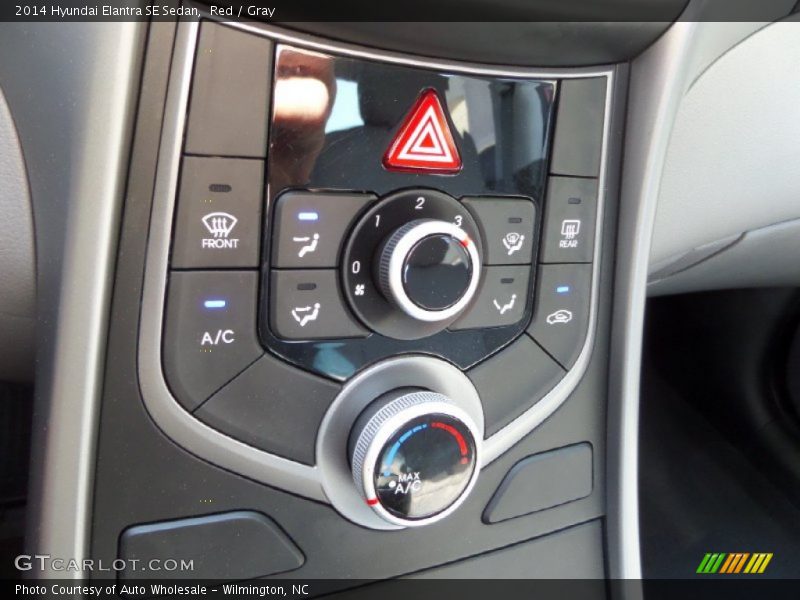 Red / Gray 2014 Hyundai Elantra SE Sedan
