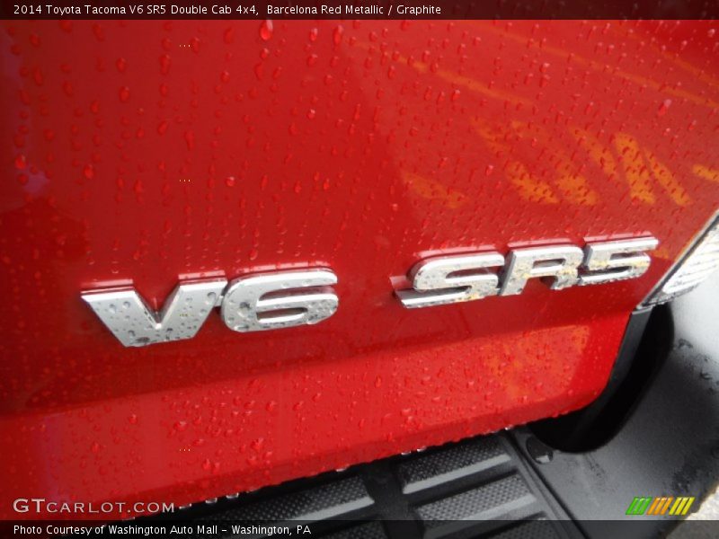 Barcelona Red Metallic / Graphite 2014 Toyota Tacoma V6 SR5 Double Cab 4x4