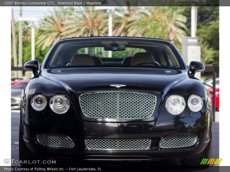 Diamond Black / Magnolia 2007 Bentley Continental GTC