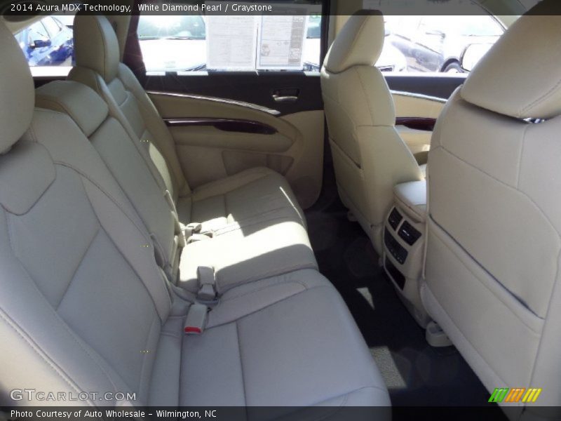 White Diamond Pearl / Graystone 2014 Acura MDX Technology