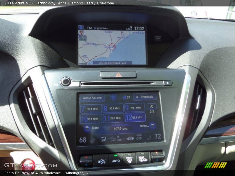 White Diamond Pearl / Graystone 2014 Acura MDX Technology