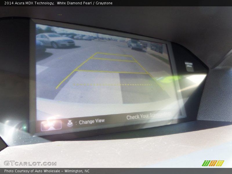 White Diamond Pearl / Graystone 2014 Acura MDX Technology