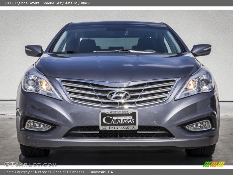 Smoke Gray Metallic / Black 2012 Hyundai Azera