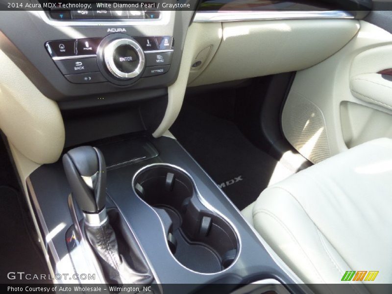 White Diamond Pearl / Graystone 2014 Acura MDX Technology