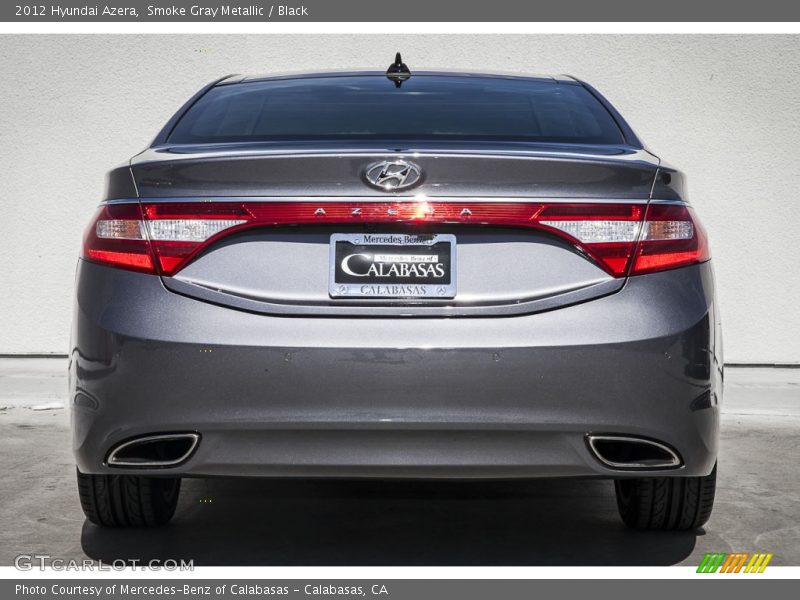 Smoke Gray Metallic / Black 2012 Hyundai Azera