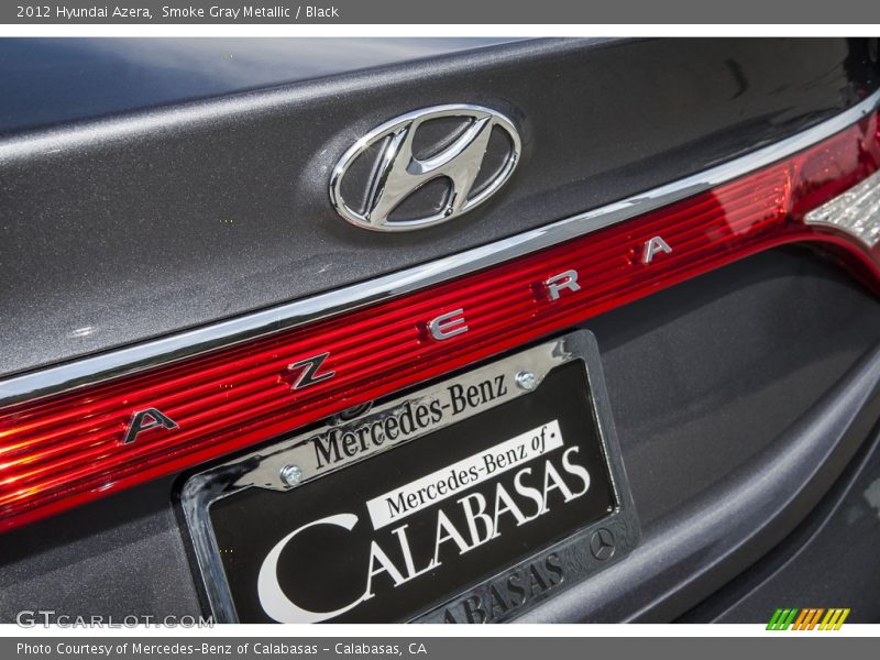 Smoke Gray Metallic / Black 2012 Hyundai Azera