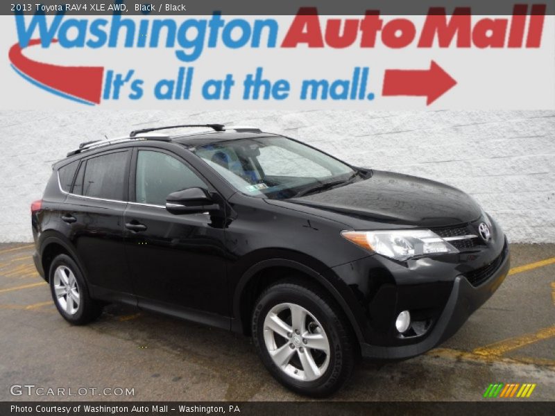 Black / Black 2013 Toyota RAV4 XLE AWD