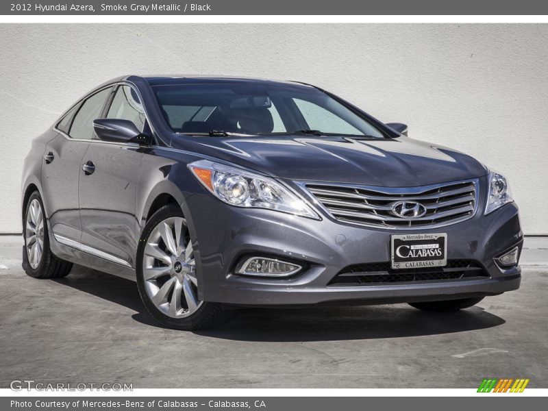 Smoke Gray Metallic / Black 2012 Hyundai Azera