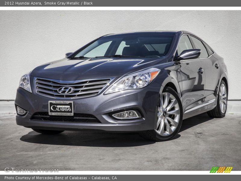 Smoke Gray Metallic / Black 2012 Hyundai Azera