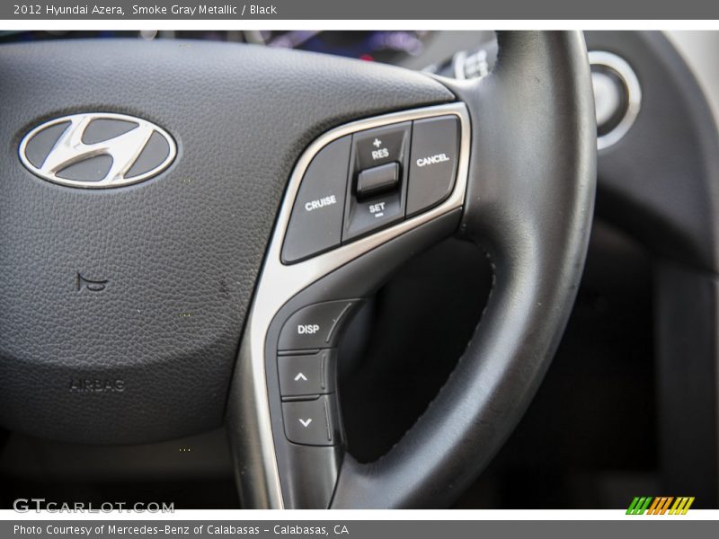 Smoke Gray Metallic / Black 2012 Hyundai Azera