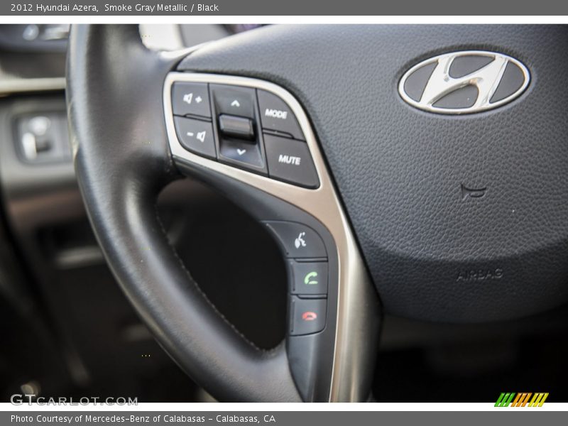 Smoke Gray Metallic / Black 2012 Hyundai Azera