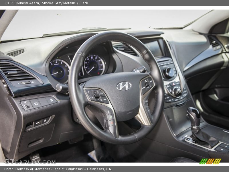 Smoke Gray Metallic / Black 2012 Hyundai Azera