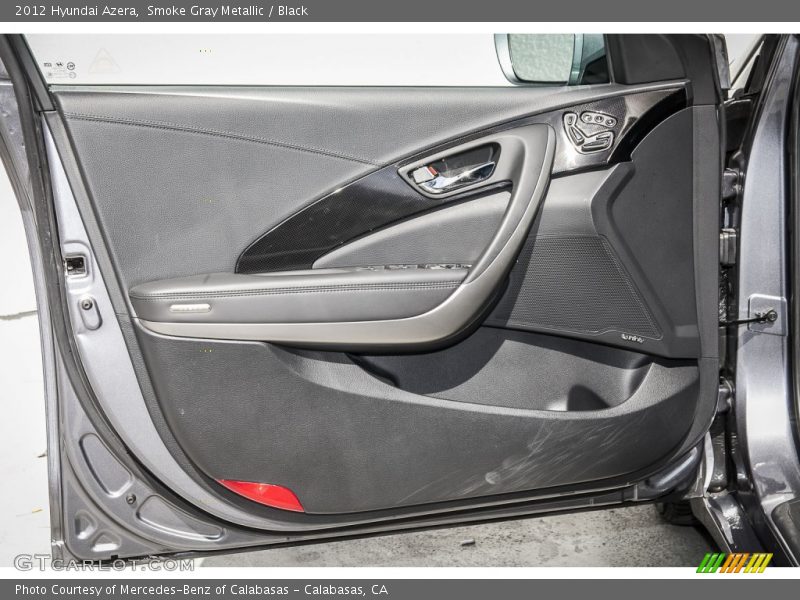Smoke Gray Metallic / Black 2012 Hyundai Azera