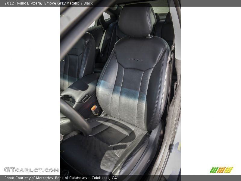 Smoke Gray Metallic / Black 2012 Hyundai Azera