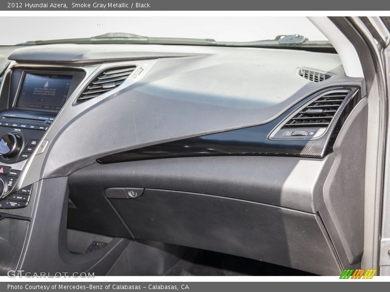 Smoke Gray Metallic / Black 2012 Hyundai Azera