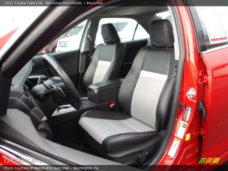 Barcelona Red Metallic / Black/Ash 2012 Toyota Camry SE