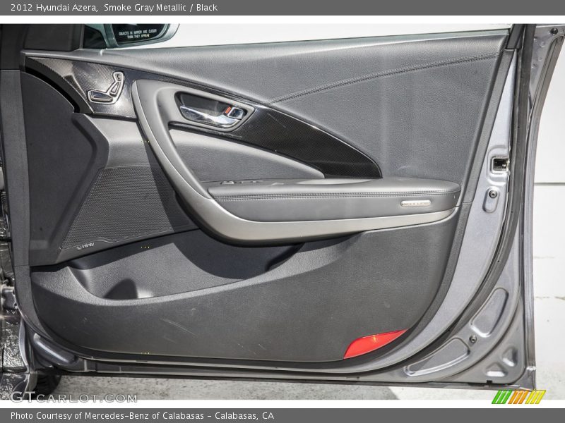 Smoke Gray Metallic / Black 2012 Hyundai Azera