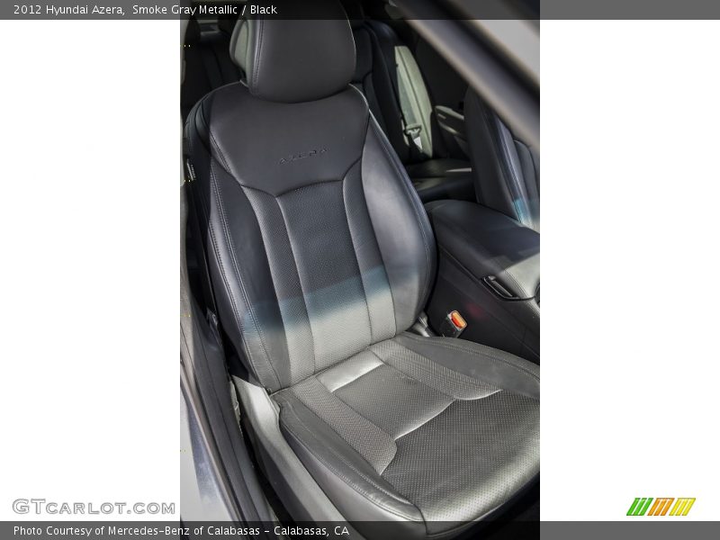 Smoke Gray Metallic / Black 2012 Hyundai Azera