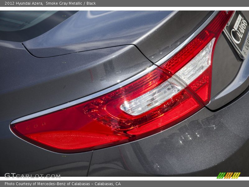 Smoke Gray Metallic / Black 2012 Hyundai Azera