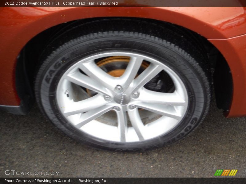 Copperhead Pearl / Black/Red 2012 Dodge Avenger SXT Plus