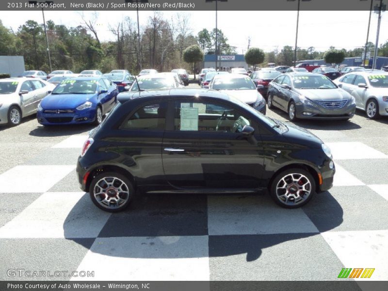 Nero (Black) / Sport Rosso/Nero (Red/Black) 2013 Fiat 500 Sport
