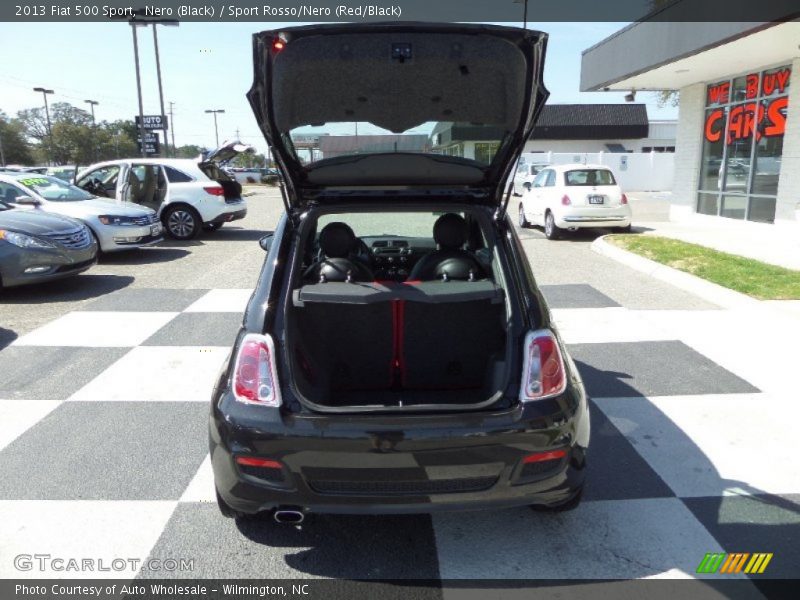 Nero (Black) / Sport Rosso/Nero (Red/Black) 2013 Fiat 500 Sport
