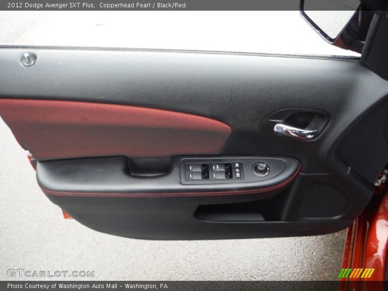 Copperhead Pearl / Black/Red 2012 Dodge Avenger SXT Plus