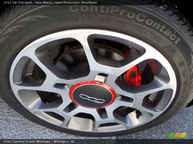 Nero (Black) / Sport Rosso/Nero (Red/Black) 2013 Fiat 500 Sport